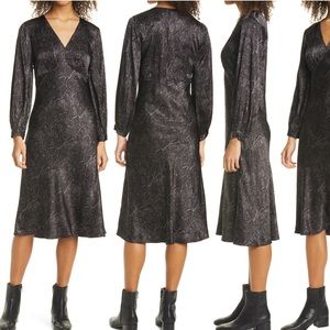 Rails Shiloh long sleeve midi dress